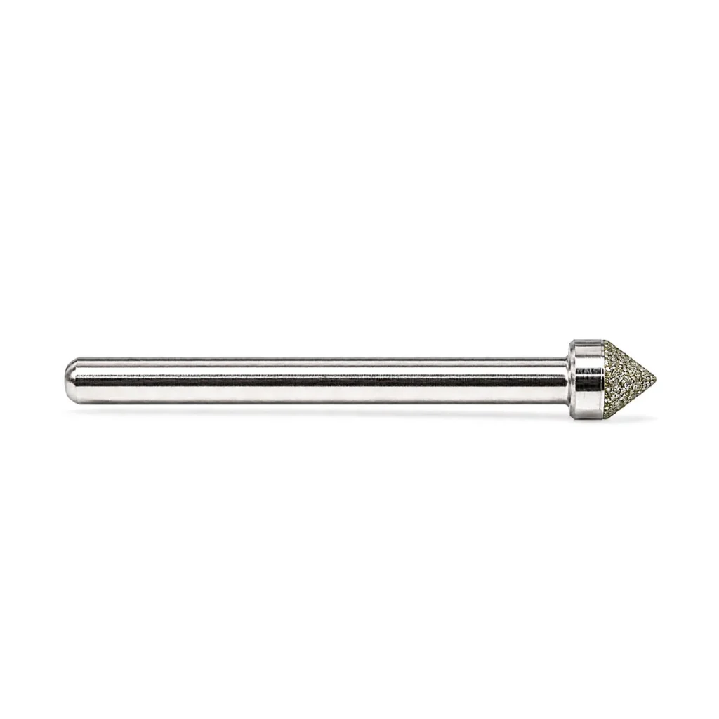 Avellanador de diamante electrodepositado para avellanado y desbarbado de fibra de carbono