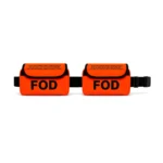 Set de bolsas FOD riñonera naranja con cinta ajustable para control de herramientas y objetos en mantenimiento industrial