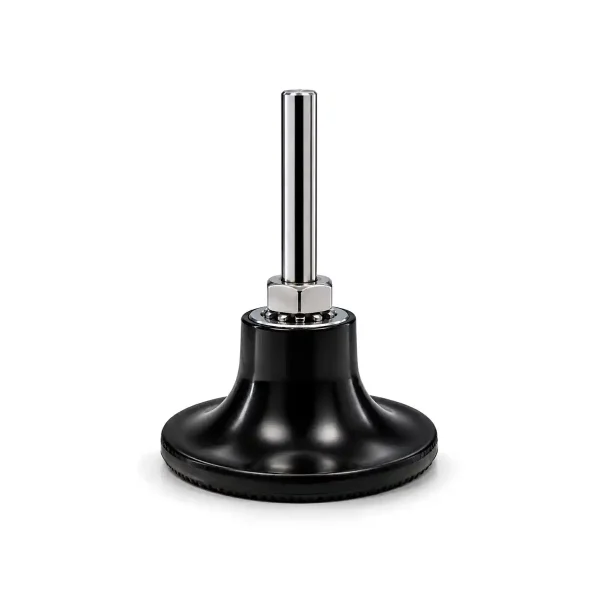 Porta disco ABRAINDU QCD 50 mm con soporte de goma y rosca hembra para discos de cambio rápido