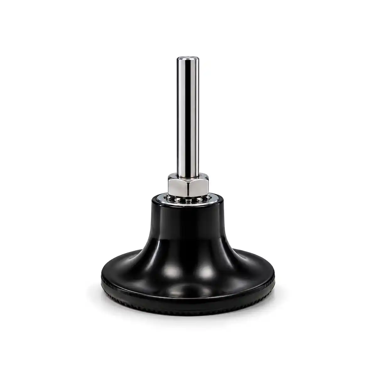 Porta disco ABRAINDU QCD 50 mm con soporte de goma y rosca hembra para discos de cambio rápido