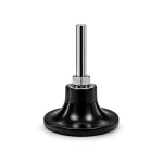 Porta disco ABRAINDU QCD 50 mm con soporte de goma y rosca macho para discos de cambio rápido
